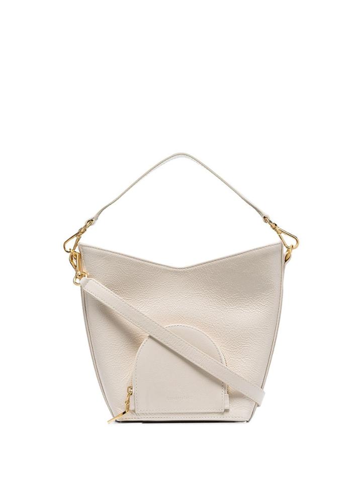 Complét Cream Eva Mini Leather Bucket Bag - Neutrals