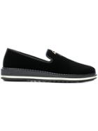 Giuseppe Zanotti Design Slip-on Logo Sneakers - Black