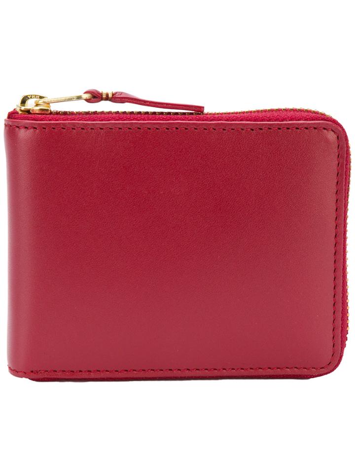 Comme Des Garçons Play Zipped Mini Wallet - Red