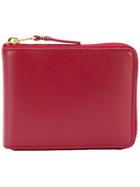 Comme Des Garçons Play Zipped Mini Wallet - Red