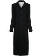 Aleksandr Manamïs Long Buttoned Coat - Black