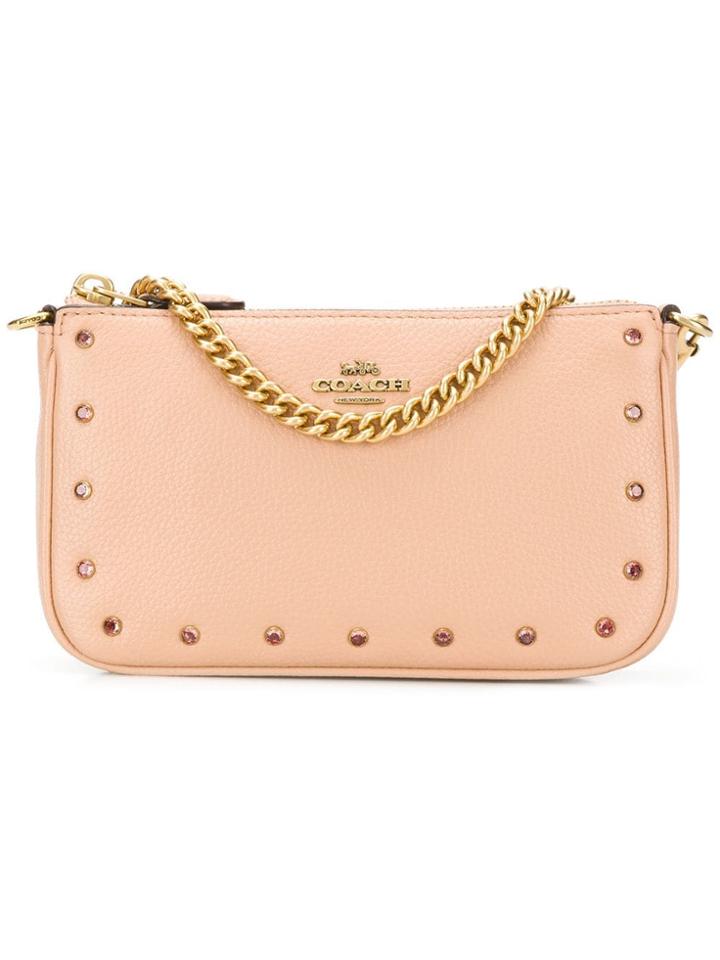 Coach Rivets Clutch - Pink