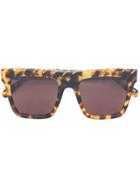 Stella Mccartney Eyewear Squared Tortoiseshell Sunglasses - Brown