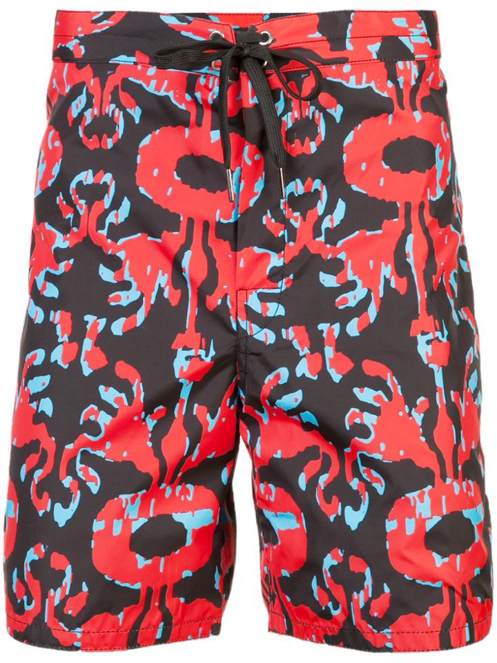Cynthia Rowley Hanley Board Shorts - Red