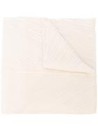 Pleats Please By Issey Miyake Pleated Scarf - White