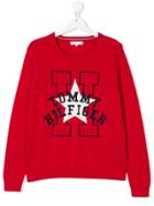 Tommy Hilfiger Junior Teen Logo Embroidered Sweater