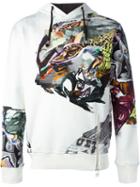 Just Cavalli Collage Leopard Print Hoodie