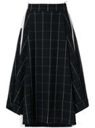 Henrik Vibskov Meter Checked Asymmetric Skirt - Black