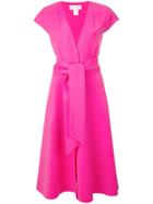 Oscar De La Renta Waist-tied Midi Dress - Pink