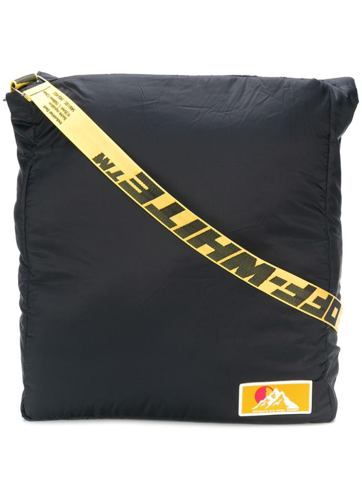 Off-white Oversized Padded Shoulder Bag - Black