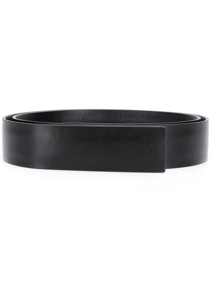 Raf Simons Classic Leather Belt - Black