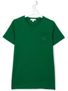 Burberry Kids Knight Chest Pocket T-shirt, Boy's, Size: 14 Yrs, Green