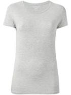 Majestic Filatures - Scoop Neck T-shirt - Women - Spandex/elastane/viscose - I, Women's, Grey, Spandex/elastane/viscose