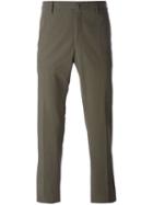 Incotex Tailored Trousers, Men's, Size: 56, Green, Cotton