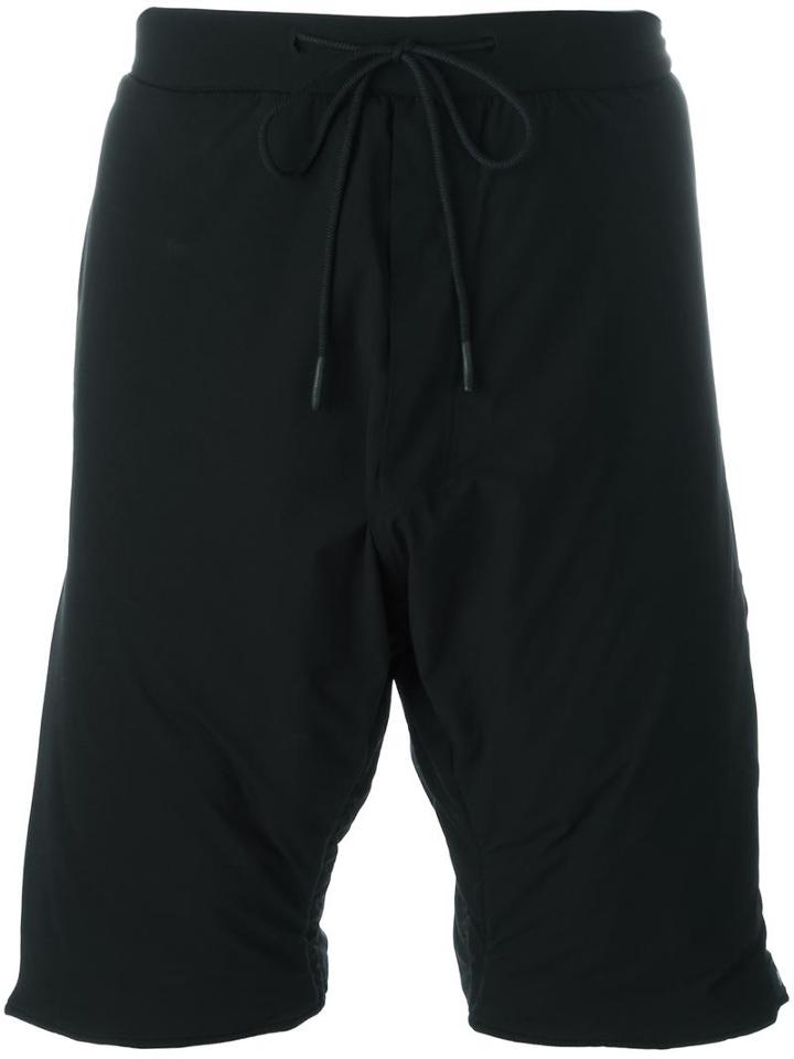 Y-3 Cropped Trousers, Men's, Size: Large, Black, Polyamide/spandex/elastane/polyester