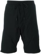 Y-3 Cropped Trousers, Men's, Size: Large, Black, Polyamide/spandex/elastane/polyester