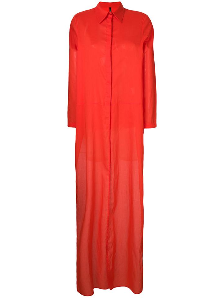 Pierantoniogaspari Long Line Front Shirt - Red