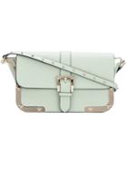 Red Valentino Star Studded Shoulder Bag, Women's, Green, Leather