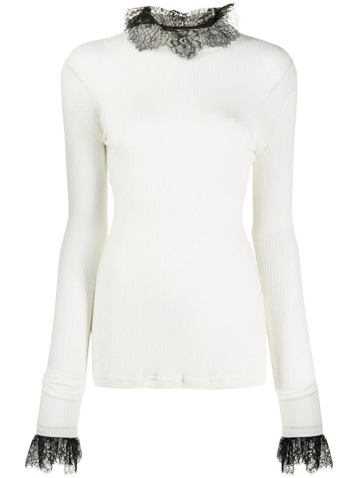 Philosophy Di Lorenzo Serafini Long Sleeved Turtle Neck - White