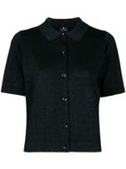 Ps Paul Smith Knitted Shimmer Shirt - Blue