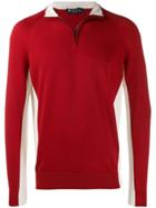 Loro Piana Zipped Sweater - Red