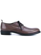 Ann Demeulemeester Classic Derby Shoes, Men's, Size: 40.5, Grey, Leather