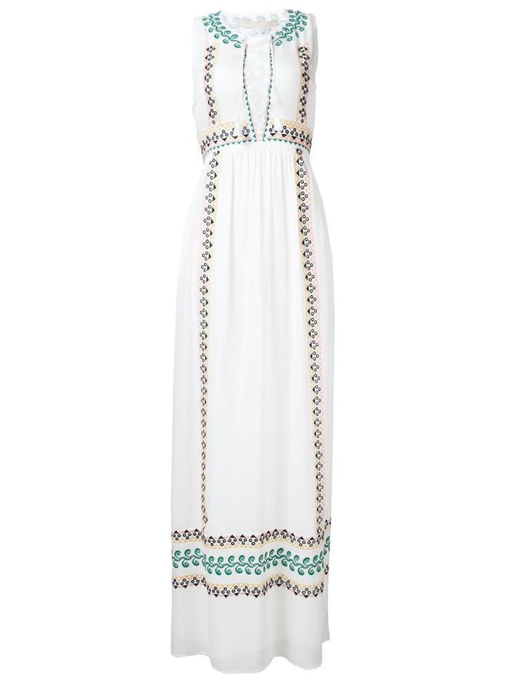Vanessa Bruno Embroidered Details Maxi Dress