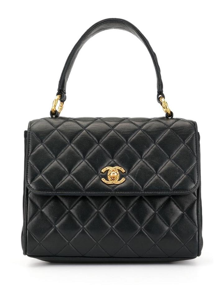Chanel Pre-owned 1992's Turn-lock Handbag - Blue