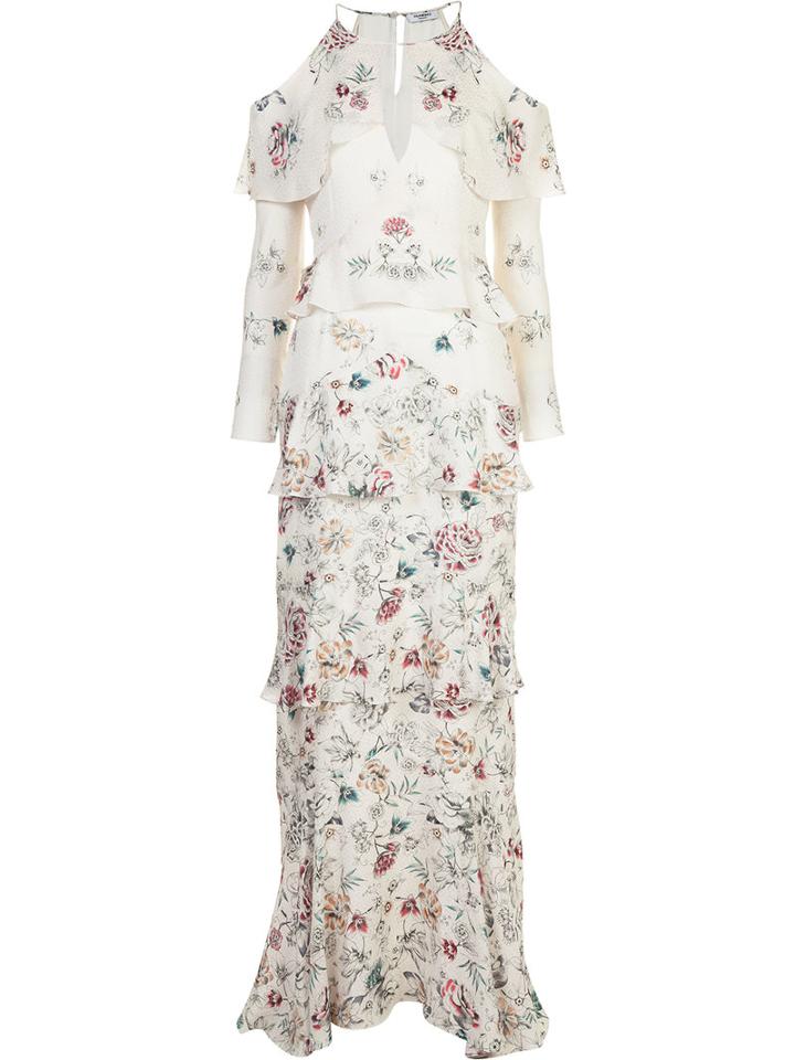 Vilshenko Annabelle Dress, Women's, Size: 10, White, Silk