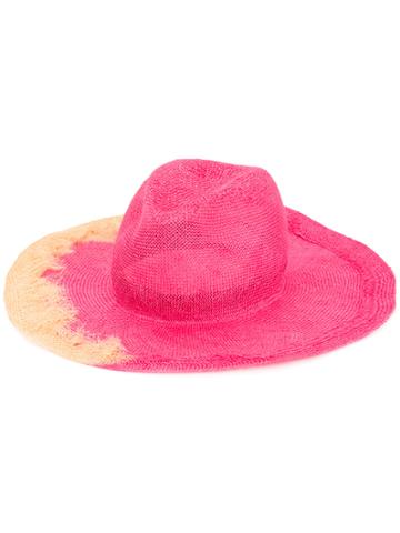 Yoshiokubo Yoshiokubo X Kijimatakayukitie Dye Panama Hat - Pink &