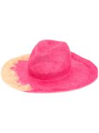 Yoshiokubo Yoshiokubo X Kijimatakayukitie Dye Panama Hat - Pink &