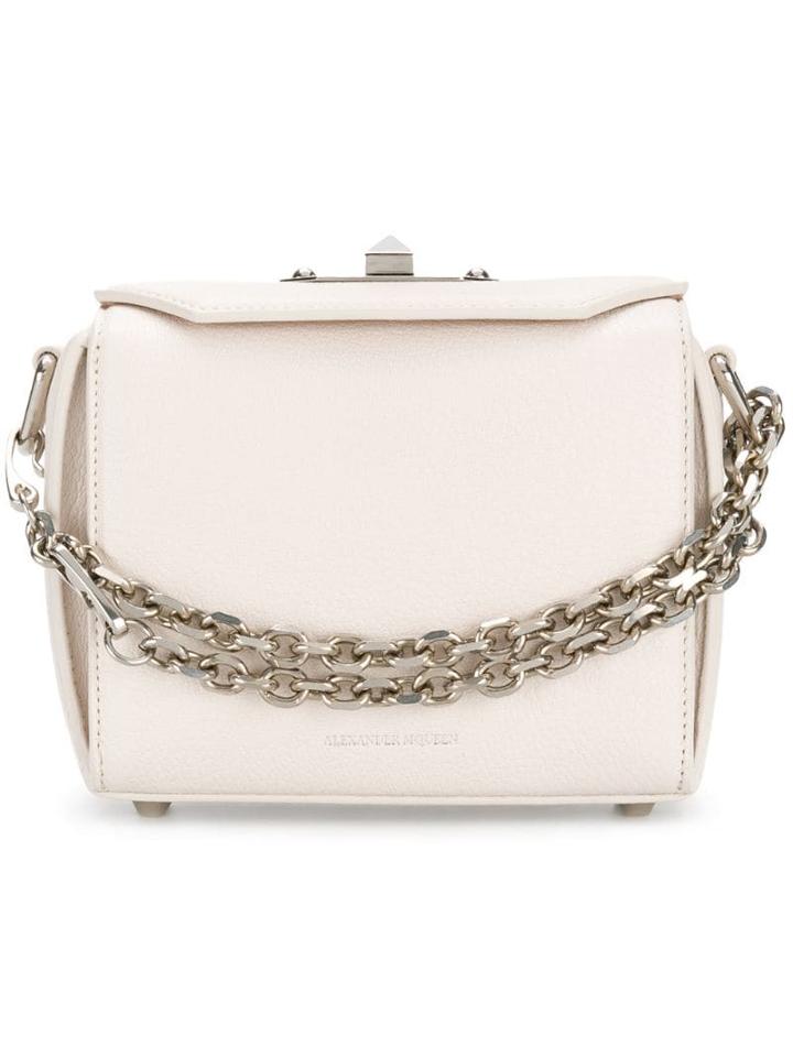 Alexander Mcqueen Box Shoulder Bag - Neutrals