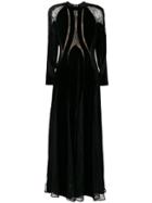 Elie Saab Lace Cut Out Dress - Black