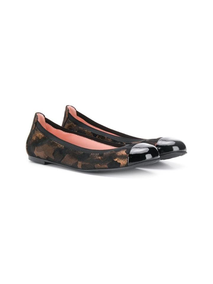 Pretty Ballerinas Kids Cap Toe Ballerinas - Neutrals