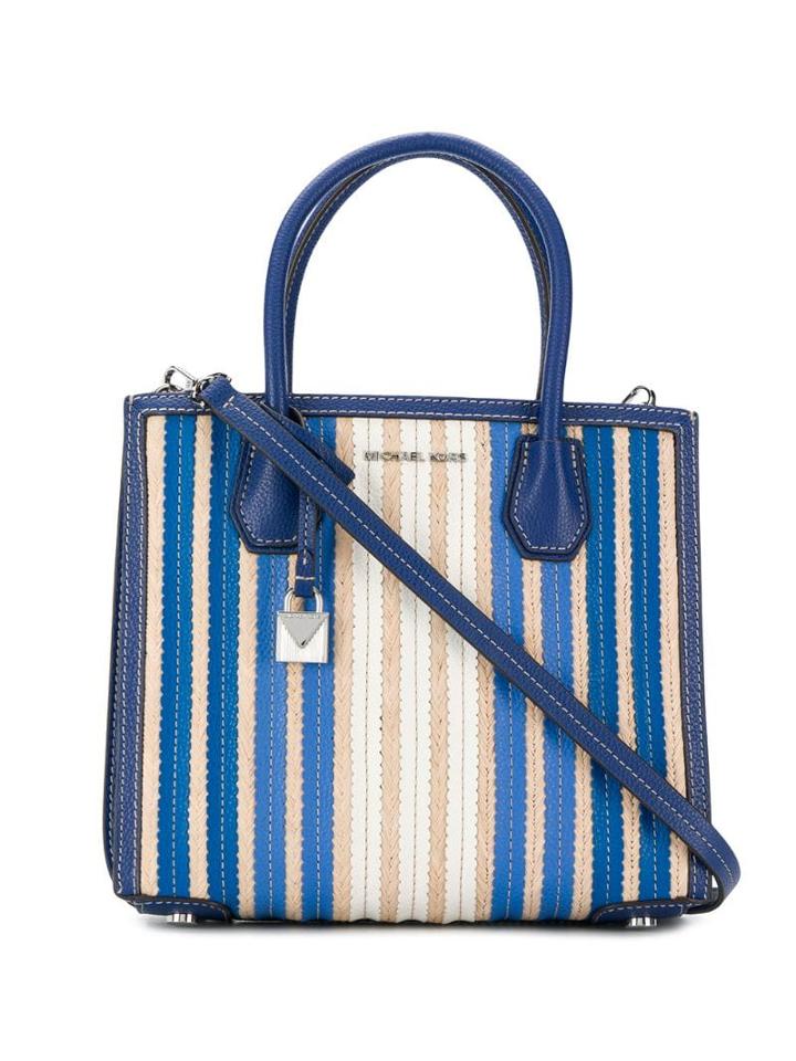 Michael Kors Mercer Medium Accordion Tote Bag - Blue