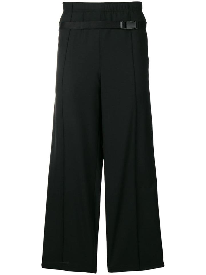 Maison Margiela Belted Straight Leg Trousers - Black