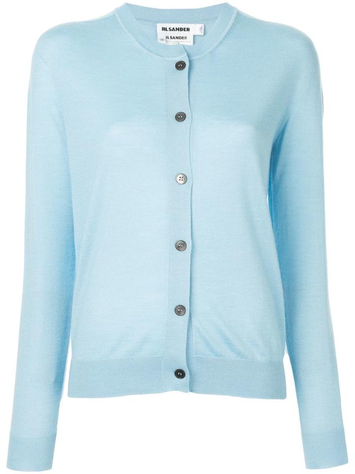 Jil Sander Classic Cardigan - Blue