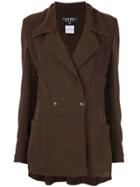 Chanel Pre-owned Long Sleeve Jacket - Brown