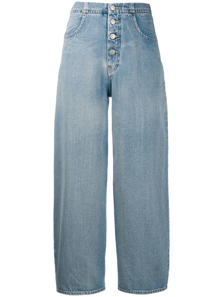Mm6 Maison Margiela High-waisted Jeans - Blue