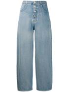 Mm6 Maison Margiela High-waisted Jeans - Blue