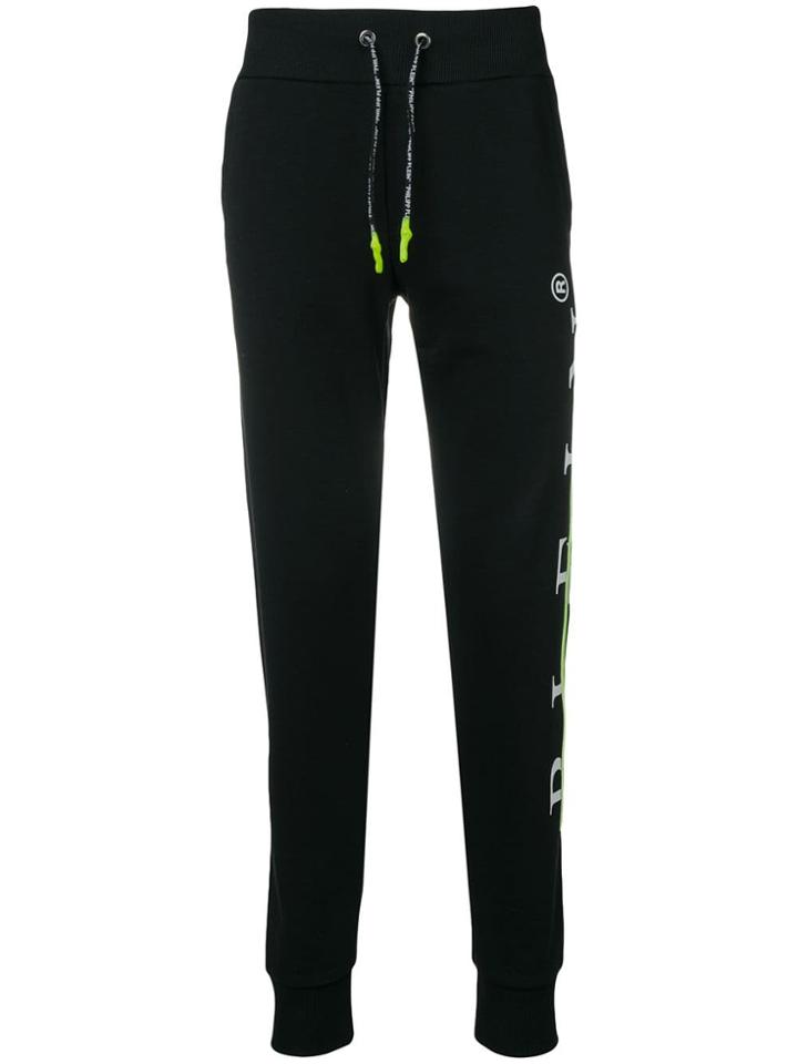 Philipp Plein Side Logo Joggers - Black