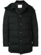 Mackintosh Hooded Padded Coat - Black