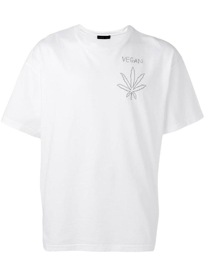 Riccardo Comi Vegan Embroidered T-shirt - White