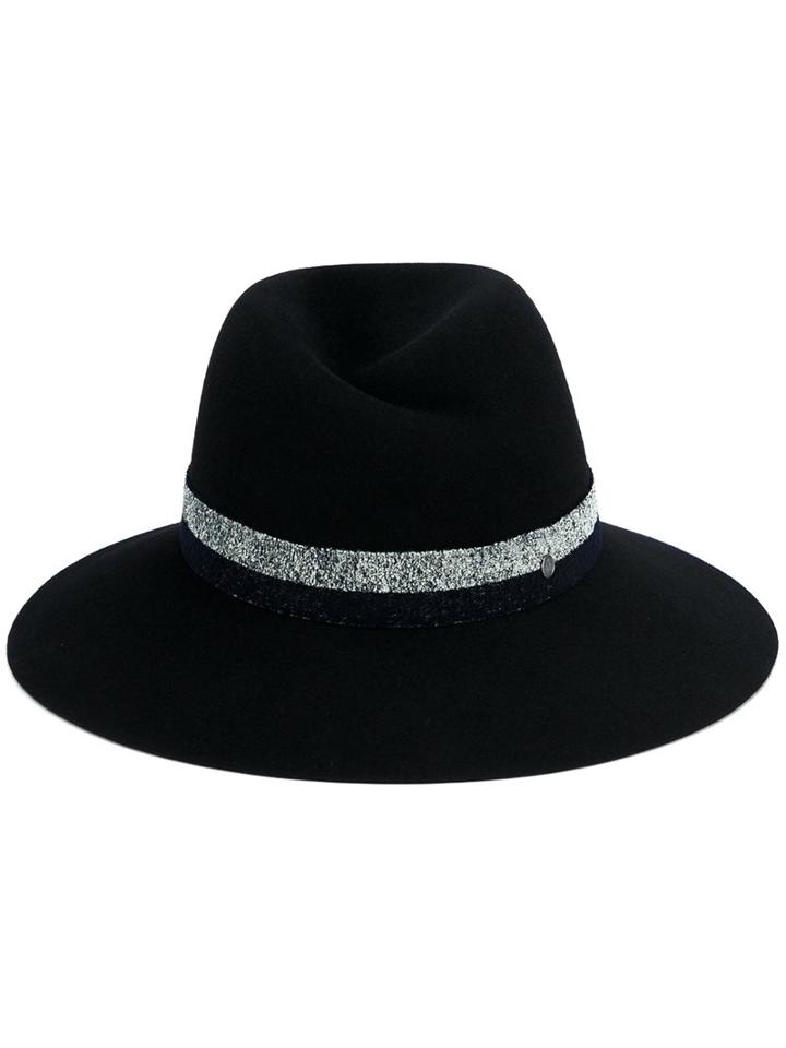 Maison Michel 'virginie ' Fedora Hat, Women's, Size: Medium, Blue, Wool Felt