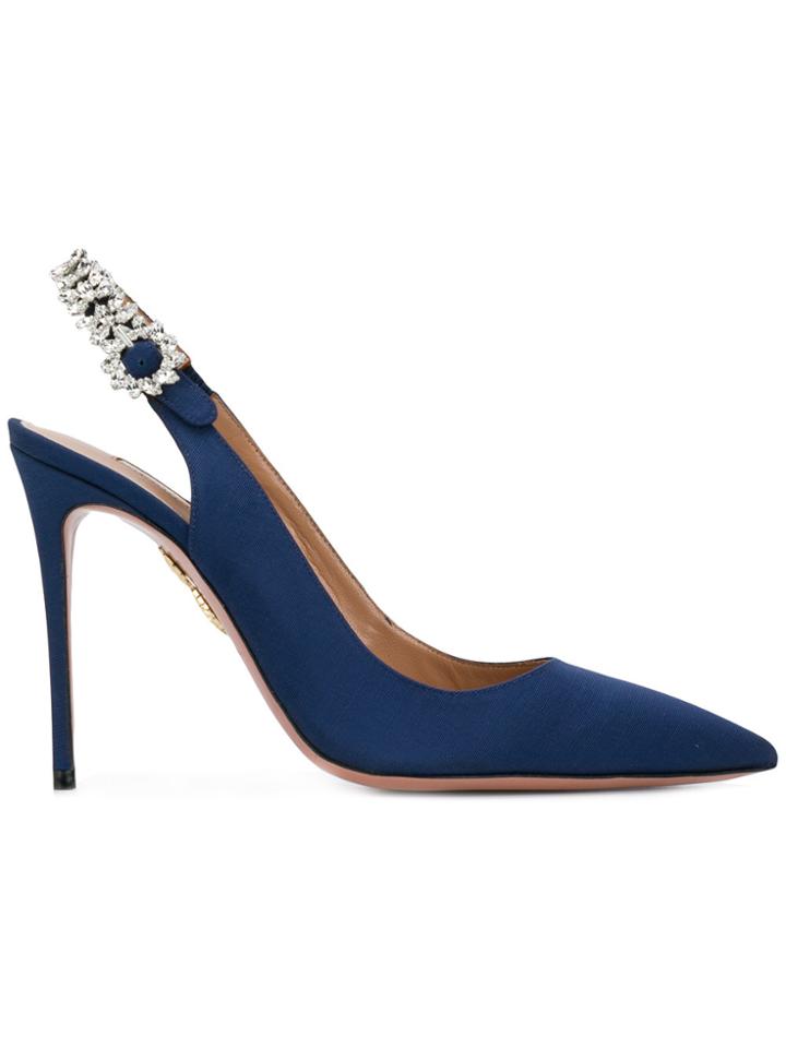 Aquazzura Portrait Of A Lady Pumps - Blue