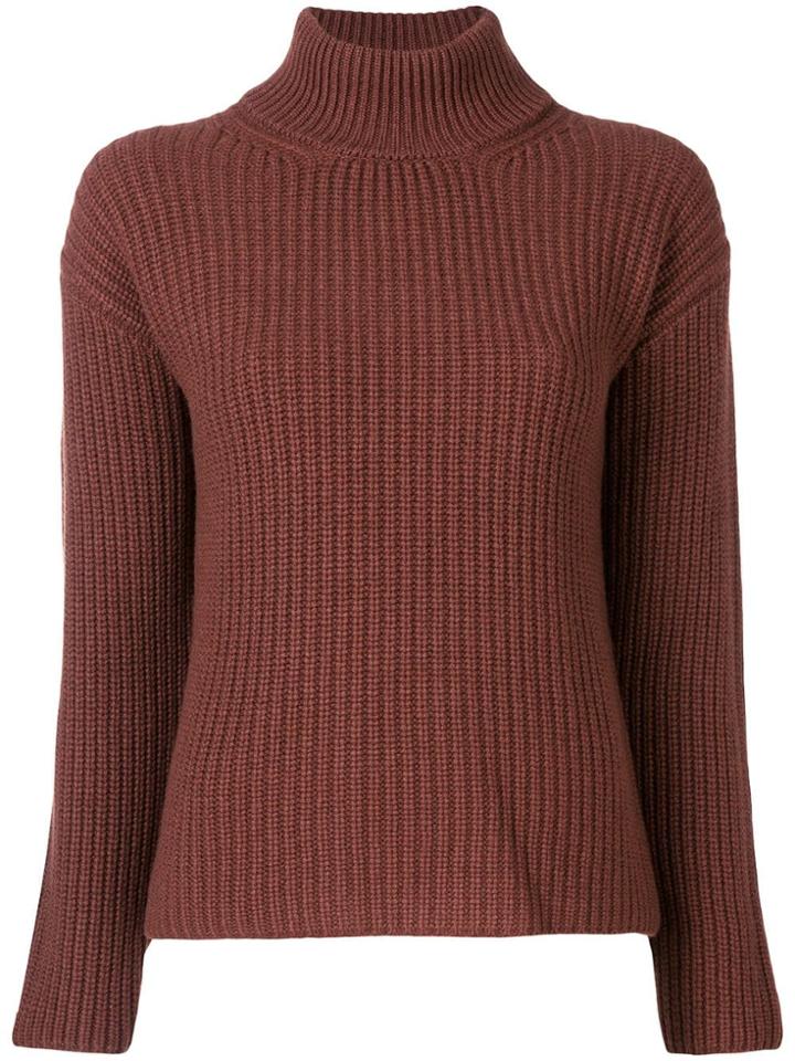 Peserico Turtle Neck Jumper - Brown