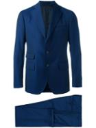 Gabriele Pasini Multiple Flap Pockets Suit, Men's, Size: 50, Blue, Viscose/cupro/cotton/wool