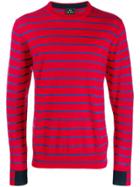 Ps Paul Smith Striped Round Neck Sweater - Red