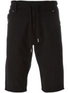 Diesel Drawstring Denim Shorts, Men's, Size: 30, Black, Cotton