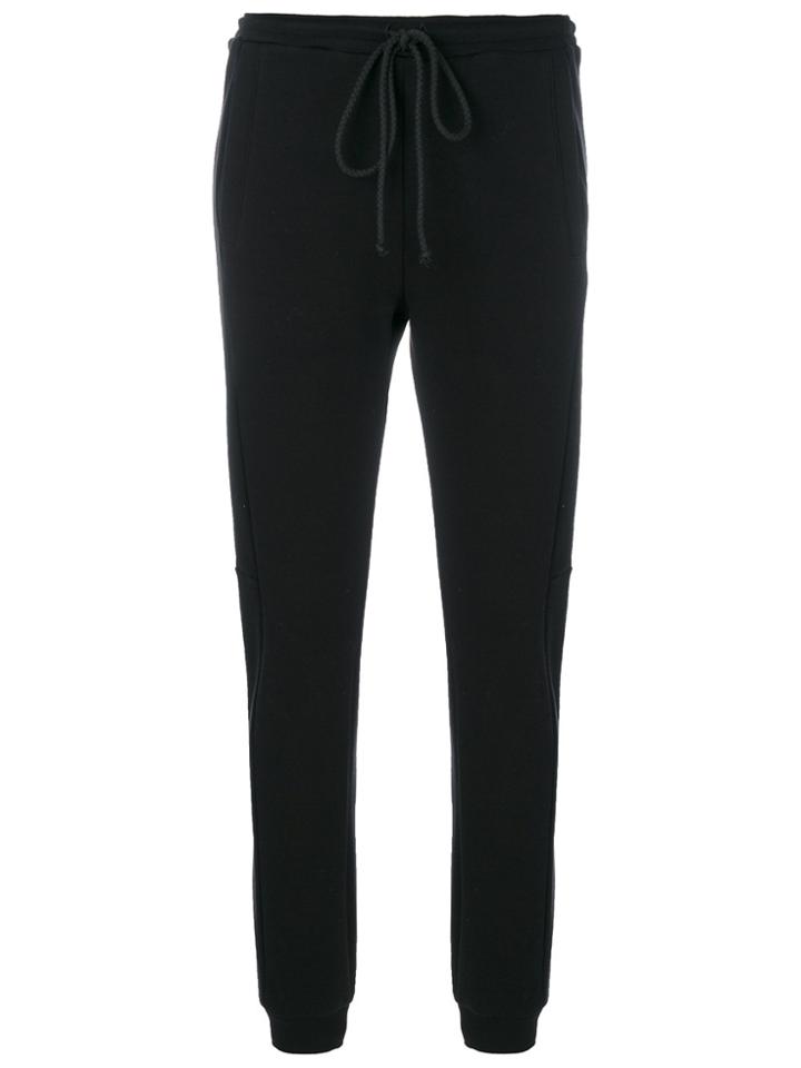 Lost & Found Rooms Drawstring Slim-fit Sweatpants - Black